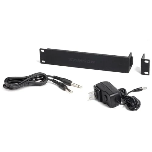 Samson Concert 88x Guitar Wireless System Bundle with 5 Windscreens & Polishing Cloth – True-Diversity Wireless, Locking GC32 Guitar Cable, 300' Range, Rackmount Kit, SWC88XBGT-D (D Band 542-566MHz) - Image 6