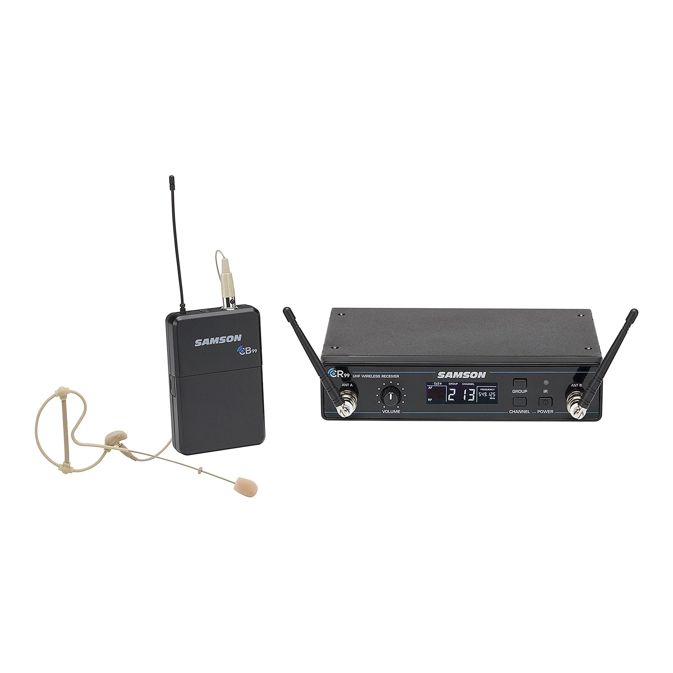 Samson Concert 99 Guitar Frequency-Agile UHF Wireless System with GC32 Guitar Cable (D Band) - Image 10