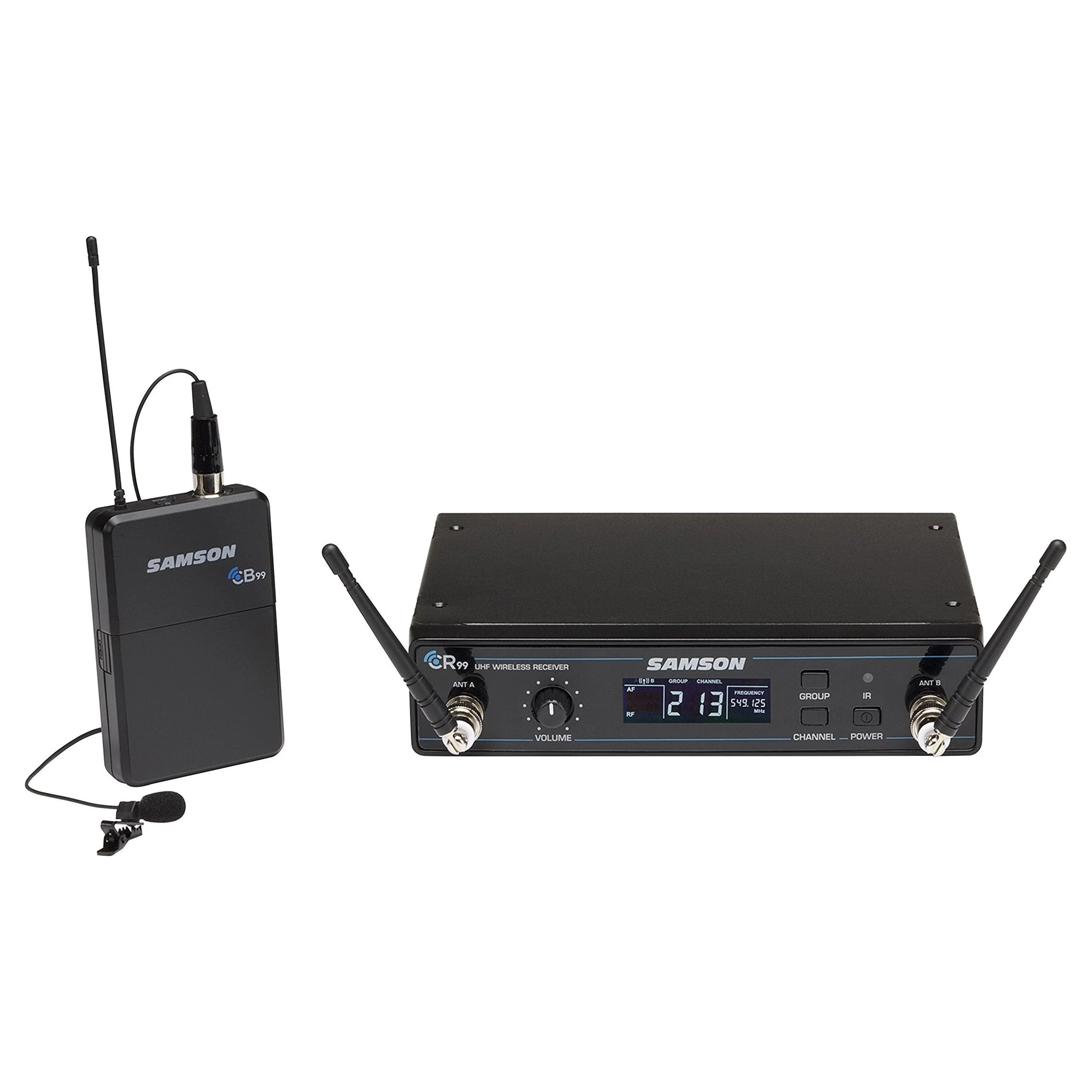Samson Concert 99 Guitar Frequency-Agile UHF Wireless System with GC32 Guitar Cable (D Band) - Image 7