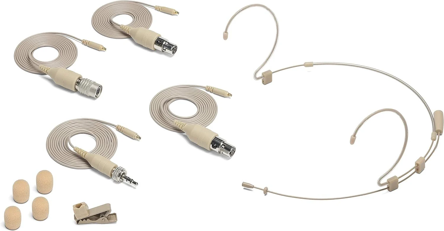 Samson DE50x Professional Omnidirectional Headset Microphone, Tan - Image 2