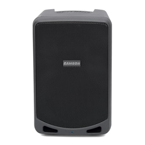 Samson Expedition XP106 Rechargeable Portable PA System with Bluetooth Bundled with Pig Hog 9.2mm Speaker Cable 25ft - Includes Wired Handheld Microphone - Image 4