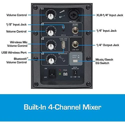 Samson Expedition XP106 Rechargeable Portable PA with Bluetooth® - Image 6