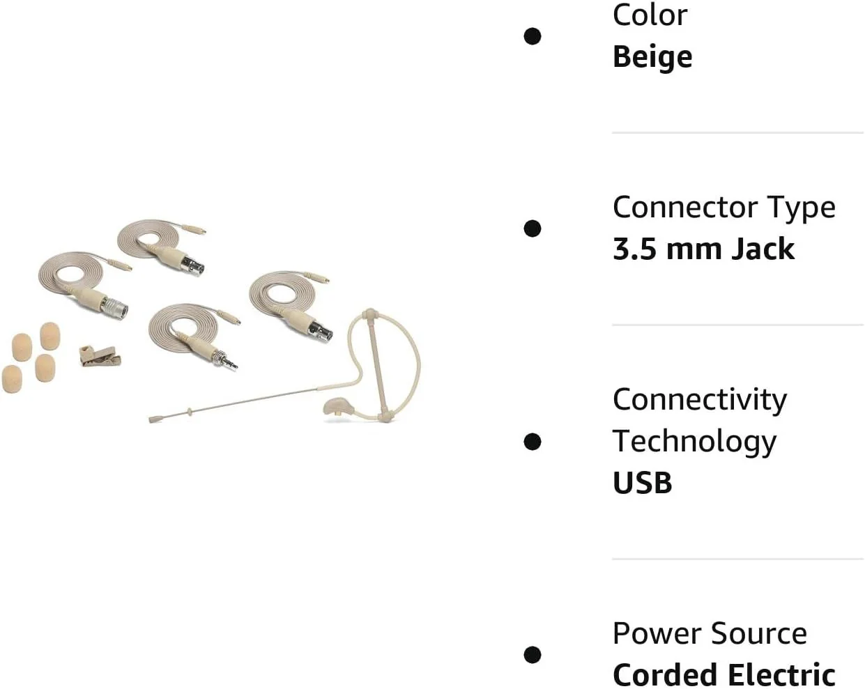SAMSON SE60x Unidirectional Earset Microphone w/Miniature Condenser Capsule - Image 10