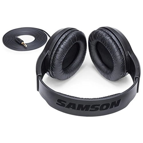Samson SR350 Over Ear Stereo Headphones, (SASR350),Black - Image 4
