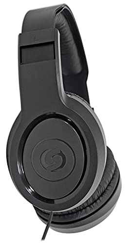 Samson SR350 Over Ear Stereo Headphones, (SASR350),Black - Image 6