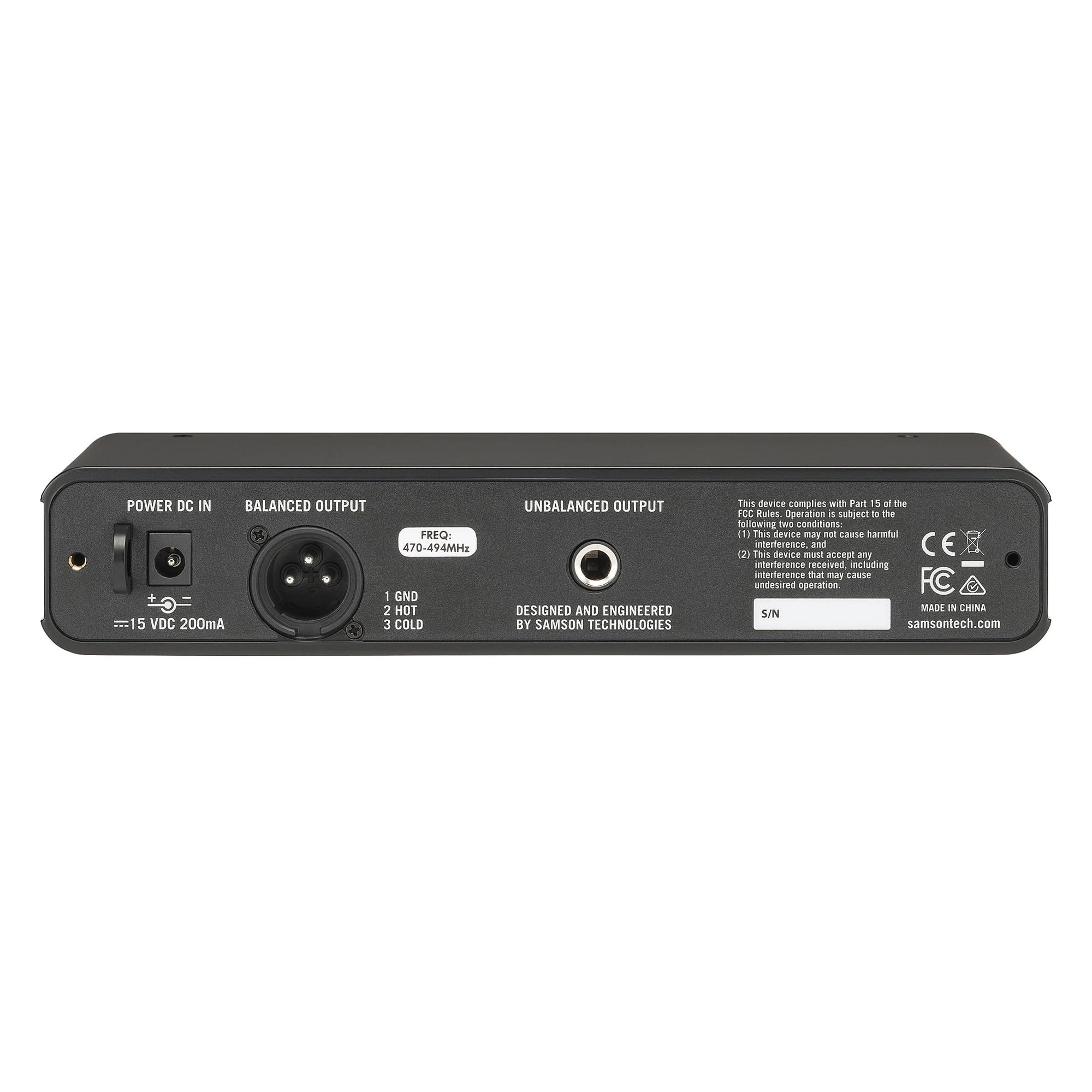 Samson Technologies Concert 88x Presentation Wireless System with LM5 Lavalier Microphone (K Band), Black Bundle with 5 Windscreens and Instrument Polishing Cloth - Image 5