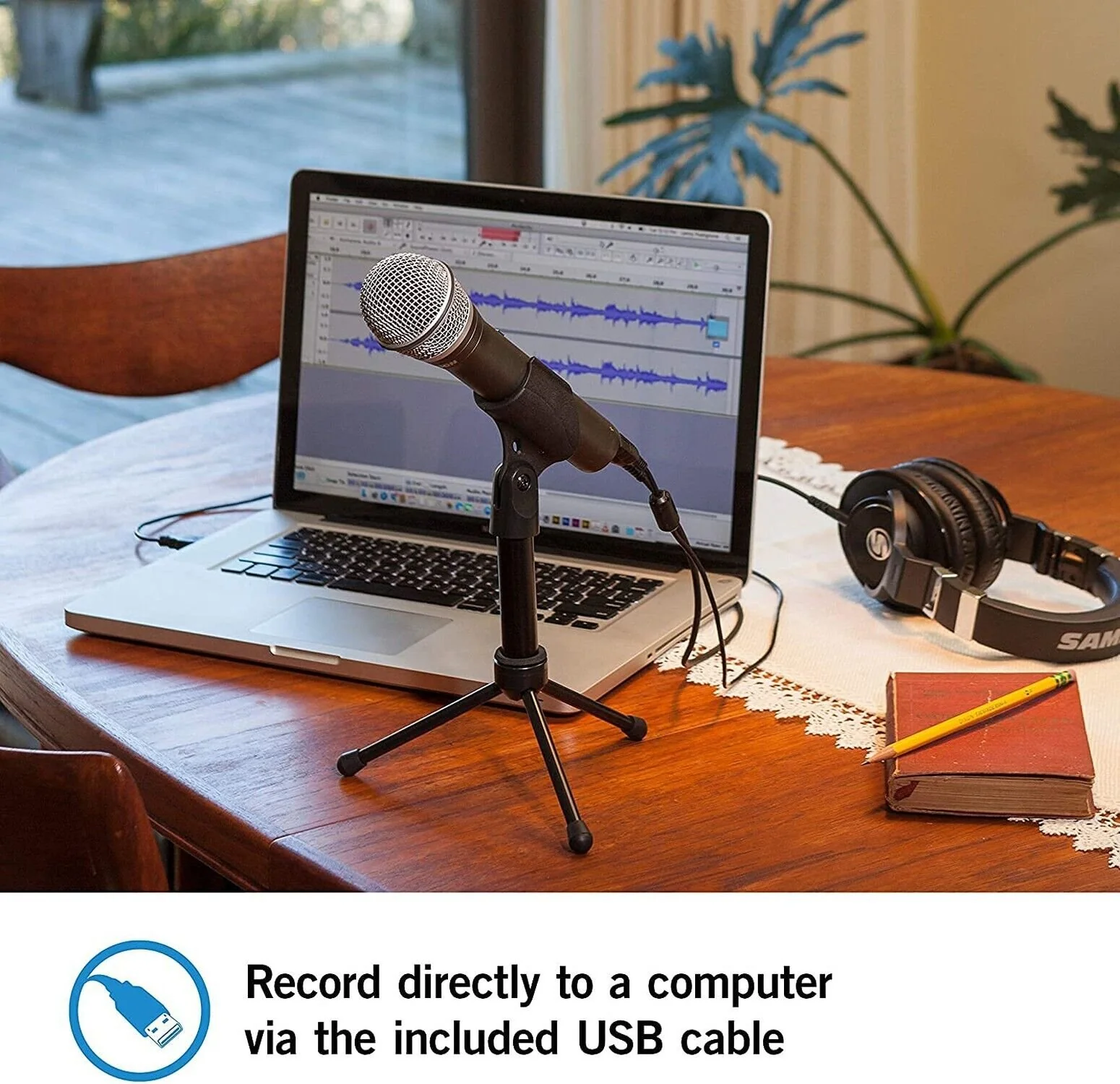 Samson Technologies Q2U USB/XLR Dynamic Microphone Recording and Podcasting P... - Image 4