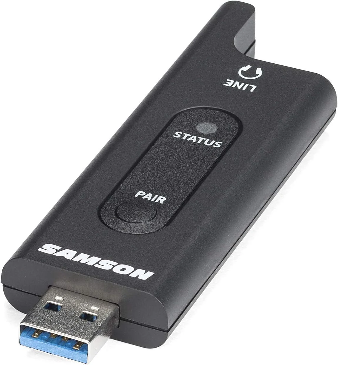 Samson SWXPD2BLM8 Lavalier USB Digital Wireless System with Lavalier Microphone and USB Stick Receiver, Works with Computers and Samson Expedition Portable PA Systems - Image 4