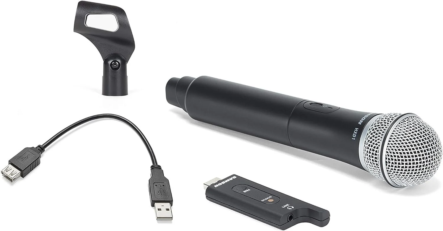 Samson SWXPD2BLM8 Lavalier USB Digital Wireless System with Lavalier Microphone and USB Stick Receiver, Works with Computers and Samson Expedition Portable PA Systems - Image 3