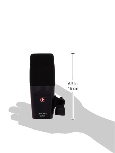 SE Electronics DCM6 Dynacaster DCM 6 Broadcast Microphone, Black - Image 3