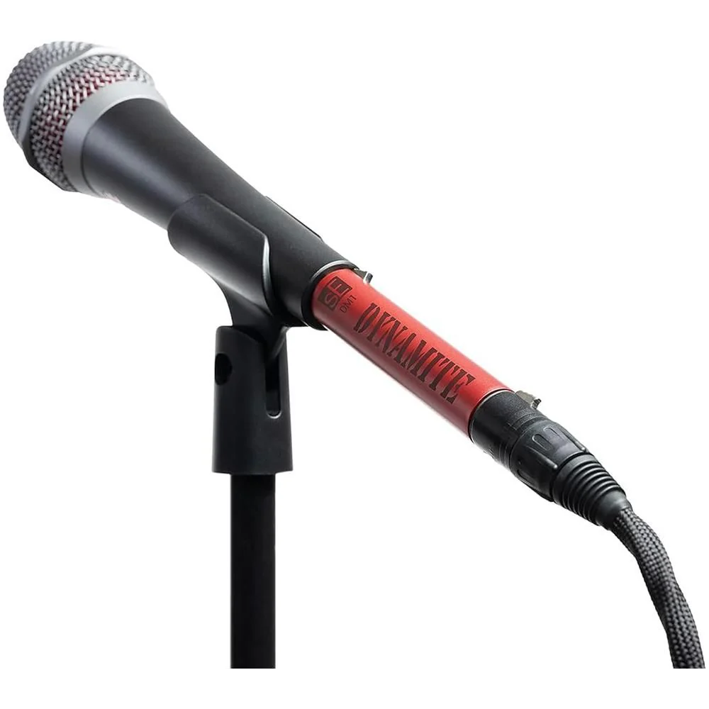 sE Electronics DM1 Dynamite Ultra-slim Active Inline Preamp Bundle w/Pig Hog PHM10 8mm Mic Cable and Liquid Audio Polishing Cloth - Image 3