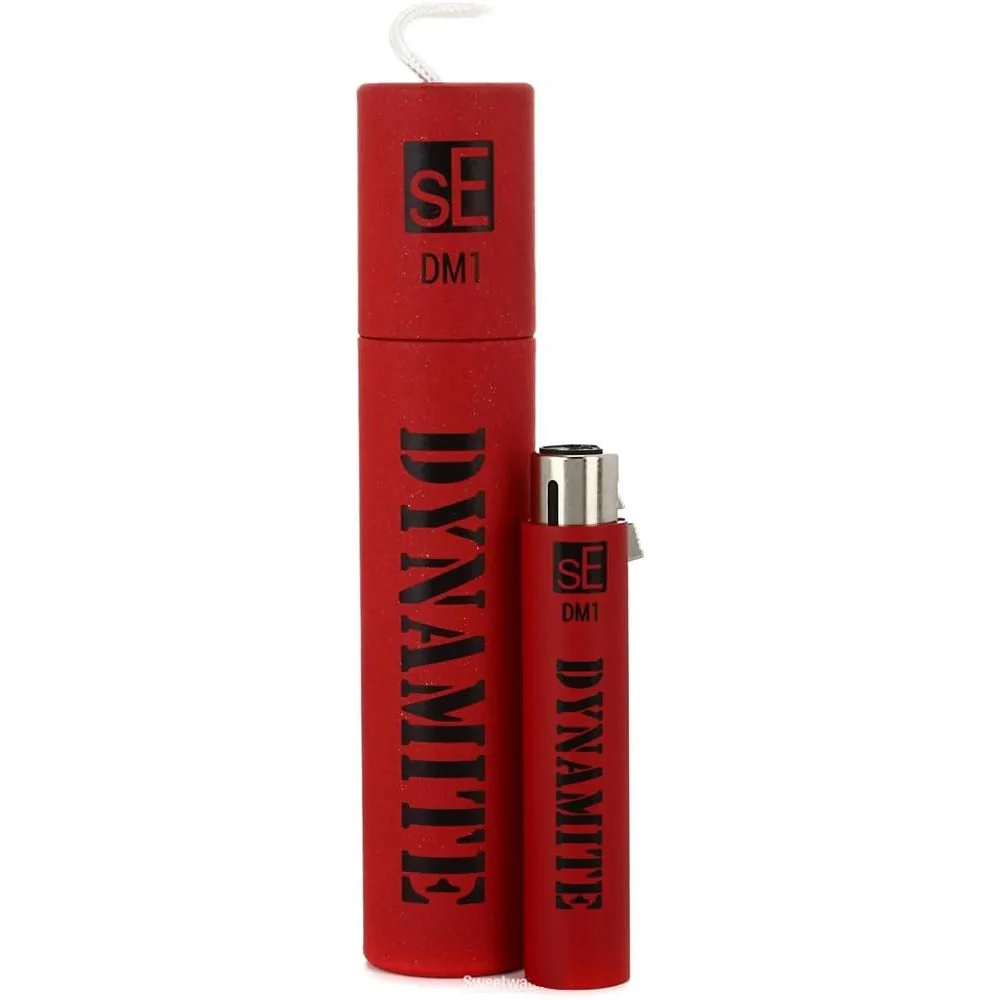 sE Electronics DM1 Dynamite Ultra-slim Active Inline Preamp Bundle w/Pig Hog PHM10 8mm Mic Cable and Liquid Audio Polishing Cloth - Image 4