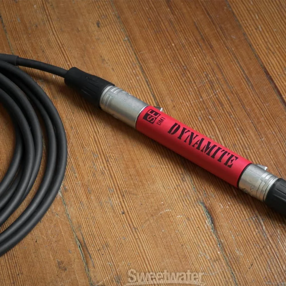 sE Electronics DM1 Dynamite Ultra-slim Active Inline Preamp Bundle w/Pig Hog PHM10 8mm Mic Cable and Liquid Audio Polishing Cloth - Image 7