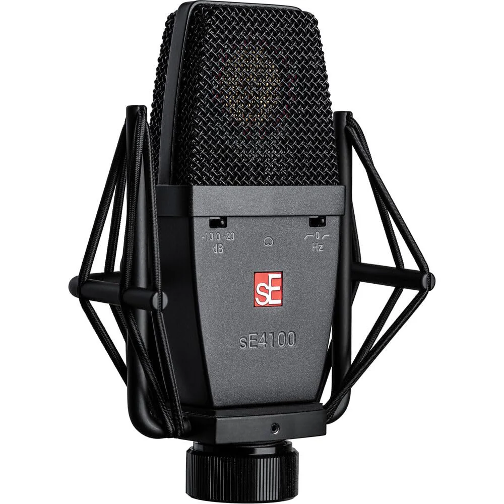 sE Electronics SE4100 Large Diaphragm Cardioid Vintage Condenser Microphone w/Shockmount - Image 2