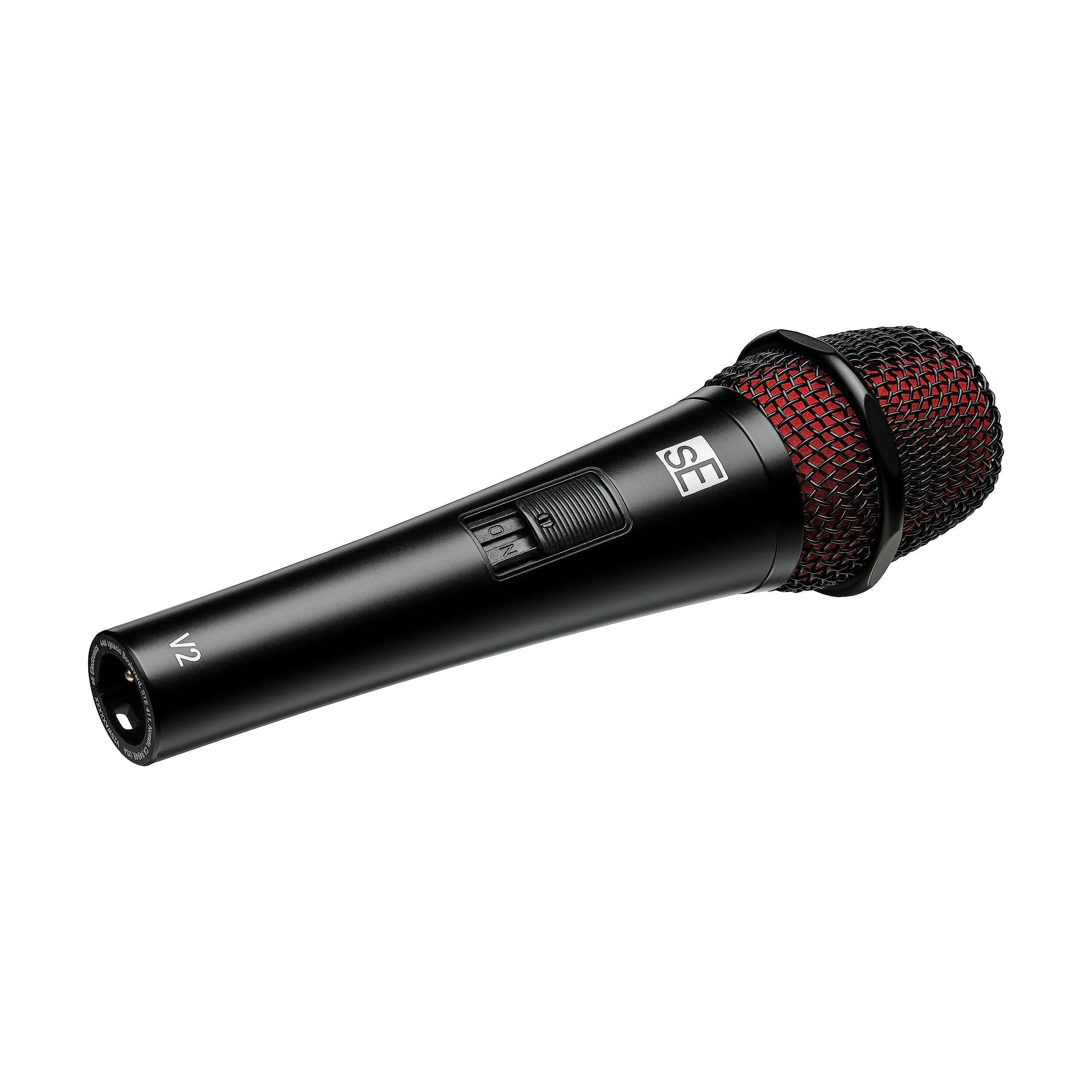 SE Electronics V2-SW Supercardioid Dynamic Handheld Microphone with On/Off Switch, Black - Image 3