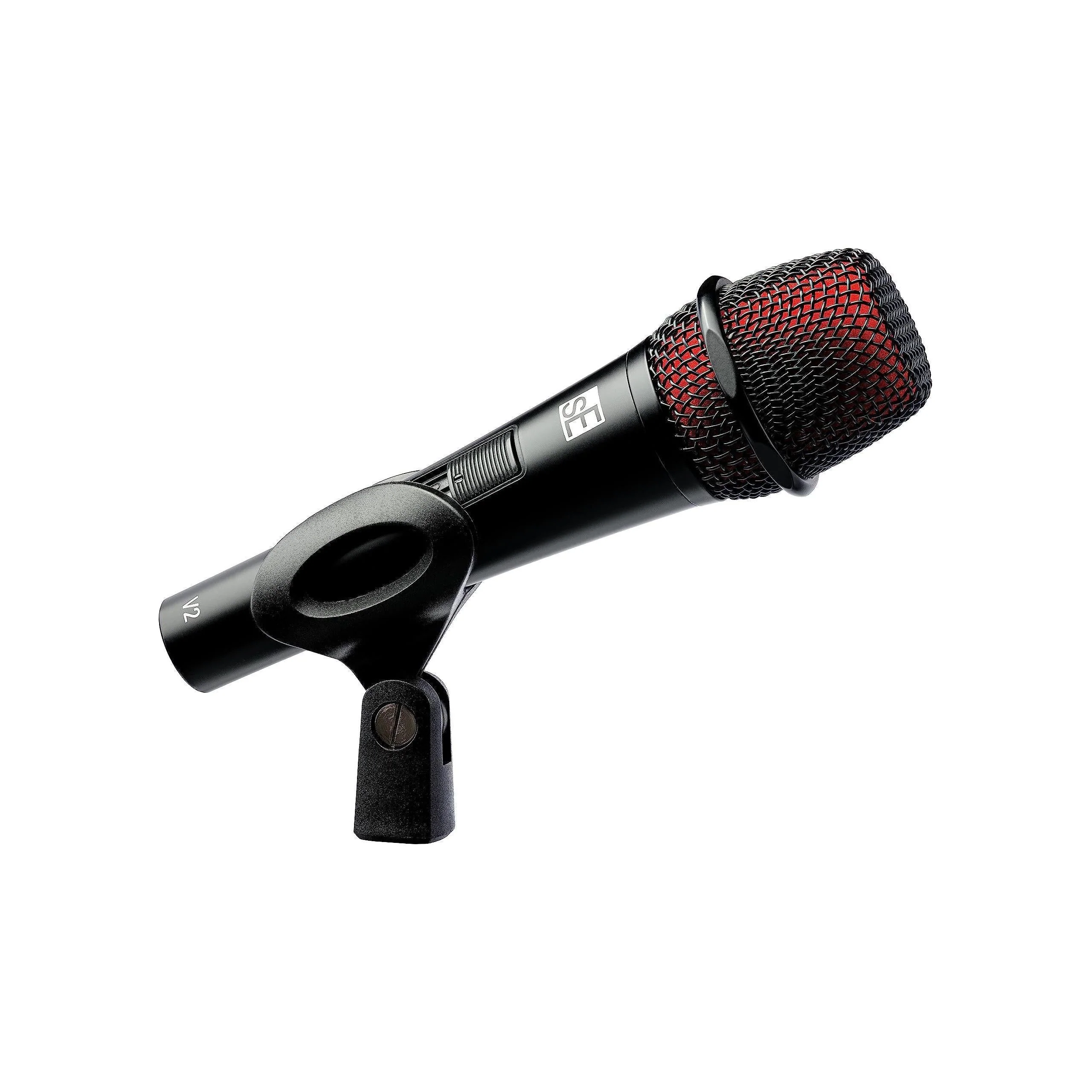 SE Electronics V2-SW Supercardioid Dynamic Handheld Microphone with On/Off Switch, Black - Image 5