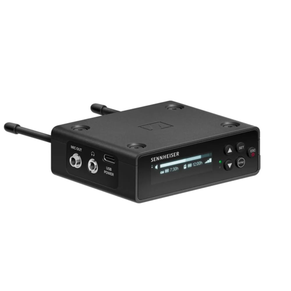 Sennheiser EW-DP ME 4 Set (R1-6) Camera-Mount Digital Wireless Microphone System Bundle w/Pig Hog PHM10 8mm Mic Cable, 4-pack Blucoil AA Batteries and Liquid Audio Polishing Cloth - Image 10