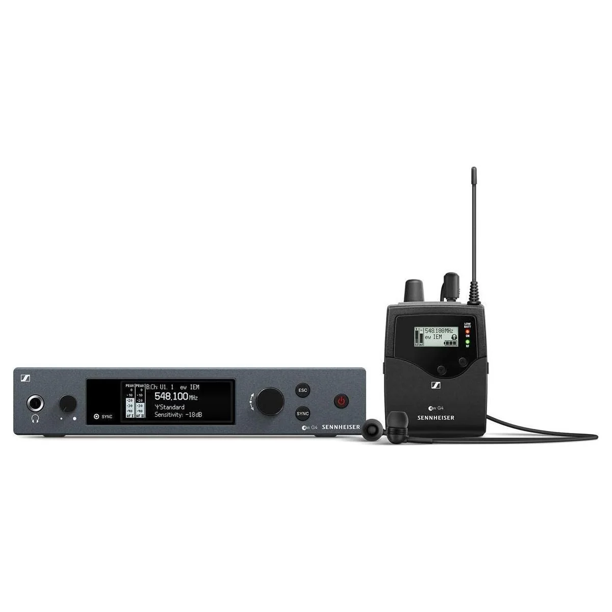 Sennheiser EW IEM G4 Wireless In-Ear Monitoring System A1 Band with IE4 Earphones New - Image 7