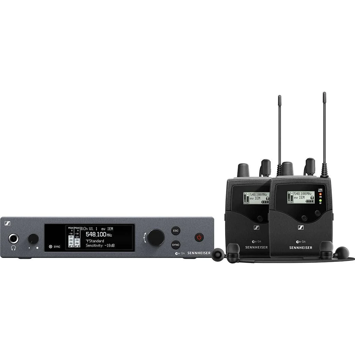 Sennheiser EW IEM G4 Wireless In-Ear Monitoring System A1 Band with IE4 Earphones New - Image 9