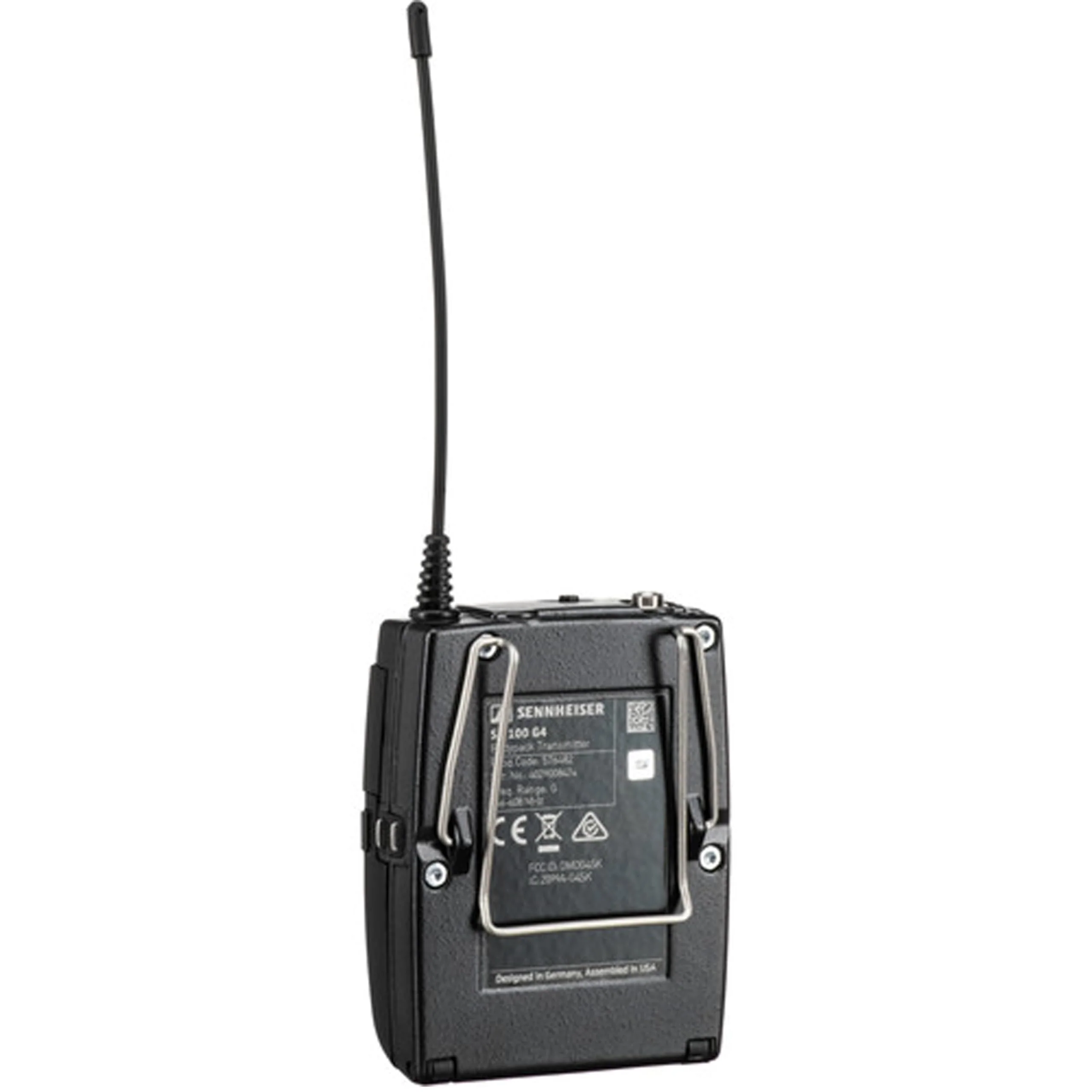 Sennheiser SK 100 G4-A1 Wireless Bodypack Transmitter Bundle w/ 4-Pack Blucoil AA Batteries and Liquid Audio Polishing Cloth - Image 5