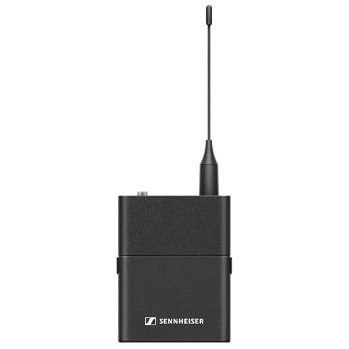 SENNHEISER Wireless Microphone System Bundle with 10ft Pig Hog Mic Cable, 4 AA Batteries & Polishing Cloth – SK Wireless Bodypack Base System, R1-6 (520-576MHz), 508741 - Image 5