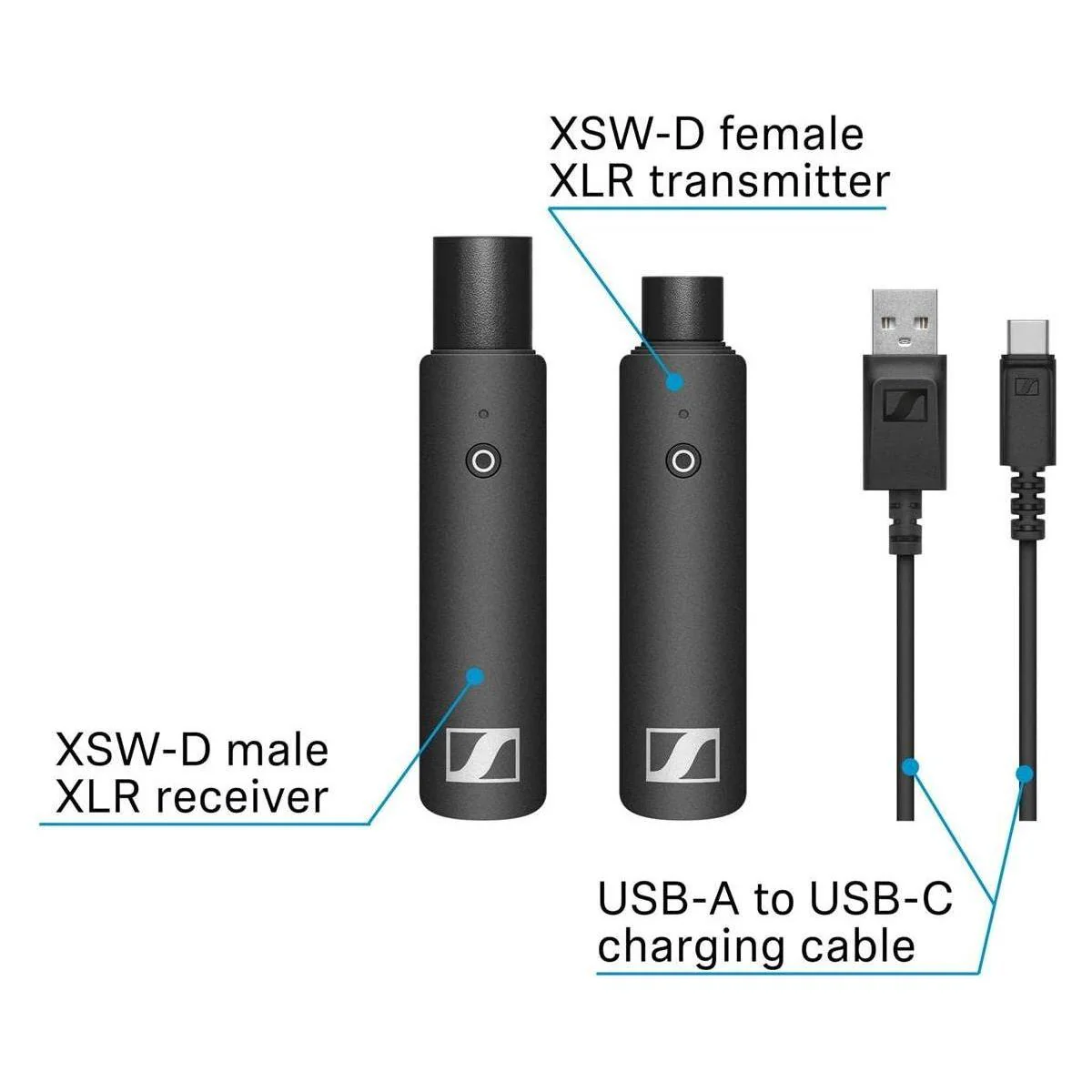 Sennheiser XSW-D XLR Base Set Wireless Microphone System - Image 2