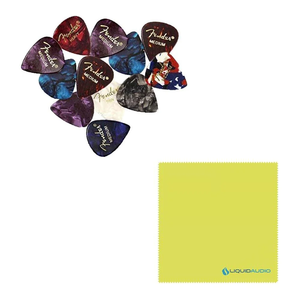 Seymour Duncan 11205-01-B Hot Rails® High Output Single Coil Sized Humbuckers Strat Black Pickup Bundle w/ 12x Fender Guitar Picks, and Liquid Audio Polishing Cloth - Image 4
