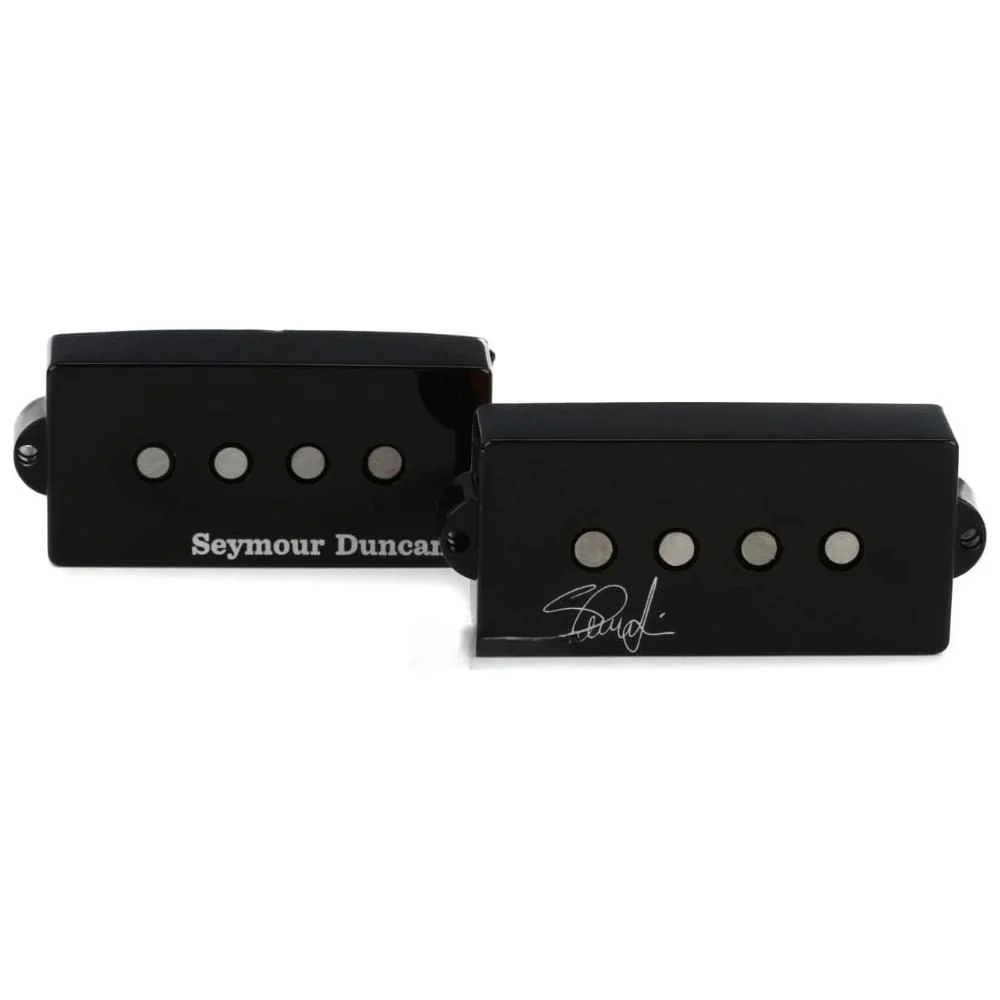 Seymour Duncan 11402-13 Signature Steve Harris Medium Output P-Bass Pickup Bundle w/ 12x Fender Guitar Picks and Liquid Audio Polishing Cloth - Image 2