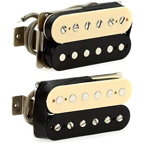 Seymour Duncan APH-2s Alnico II Pro Slash Set Humbucker Pickups Bundle Zebra/Reverse Zebra, w/ 12 Guitar Picks and Liquid Audio Polishing Cloth - 11104-08-ZRZ - Image 2