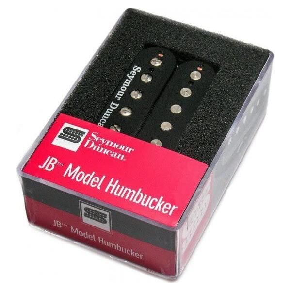 Seymour Duncan JB Model Versatile High Output Humbucker Black Pickup Bundle w/ 12x Guitar Picks, and Liquid Audio Polishing Cloth 11102-13-B - Image 2