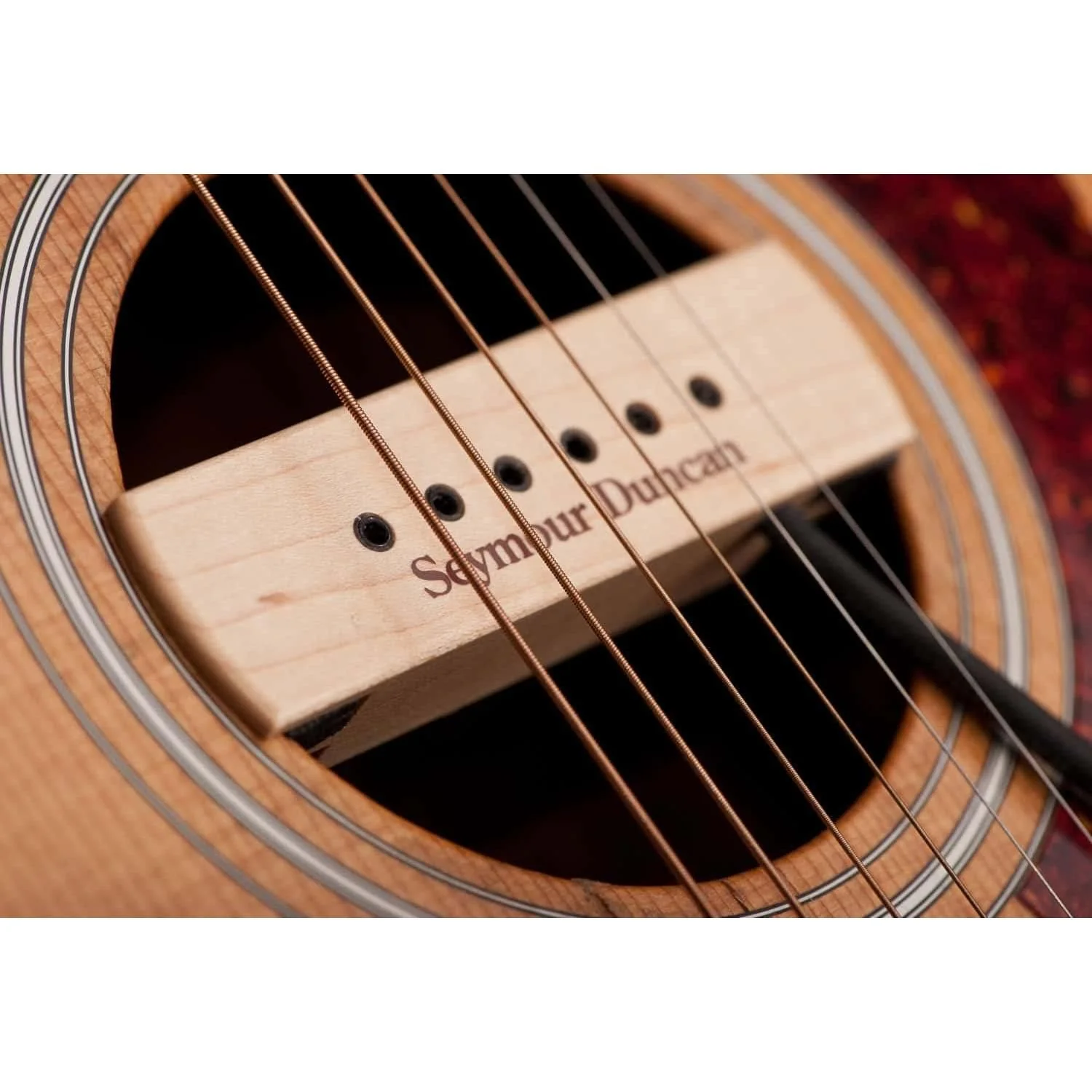 Seymour Duncan Woody XL Adjustable Pole Pieces Soundhole Pickup Black - Image 2