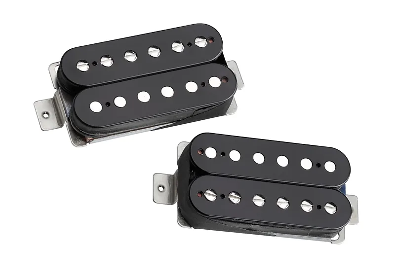 Seymour Duncan Slash Humbucker Set - 4 Conductor - Short Leg - Electric Guitar Pickup (Black - 4 Conductor)