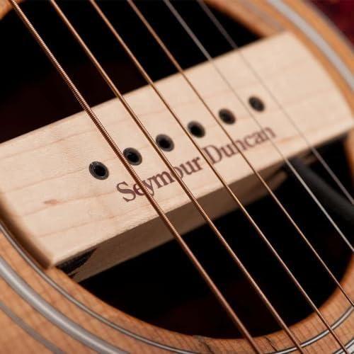 Seymour Duncan Woody XL Acoustic Guitar Soundhole Pickup Maple Color Bundle with 12x Guitar Picks and Liquid Audio Polishing Cloth - Image 4