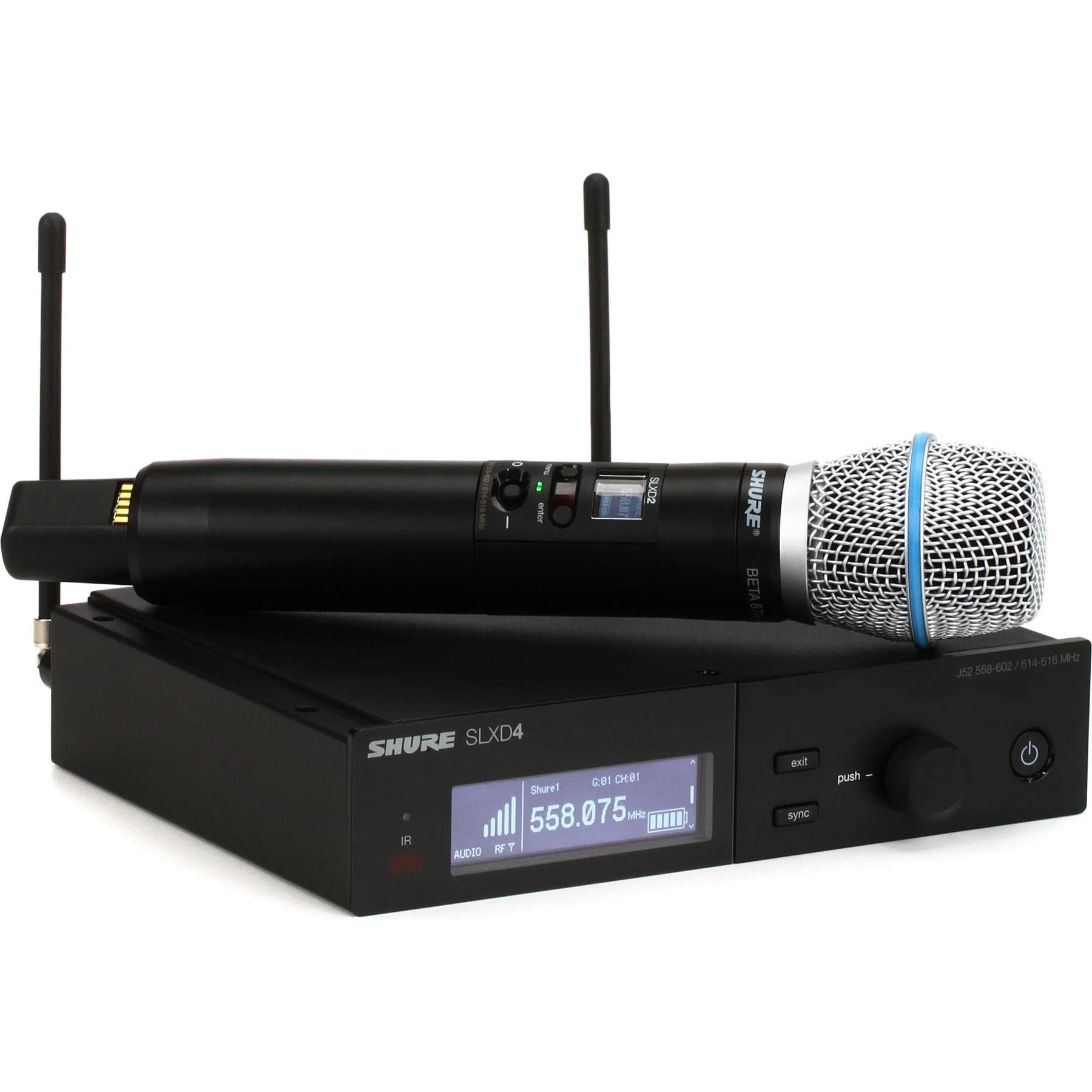 Shure SLXD24/B87A Wireless Microphone System with BETA87A Handheld Vocal Mic - Image 4