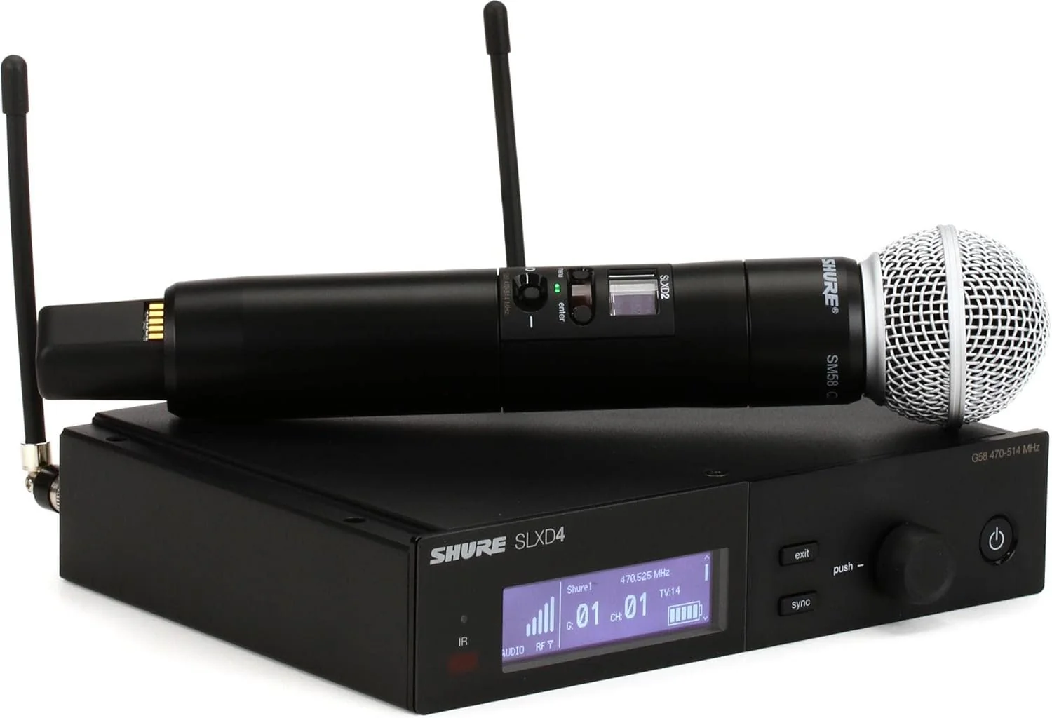 Shure SLXD24 Digital Wireless Handheld Microphone System