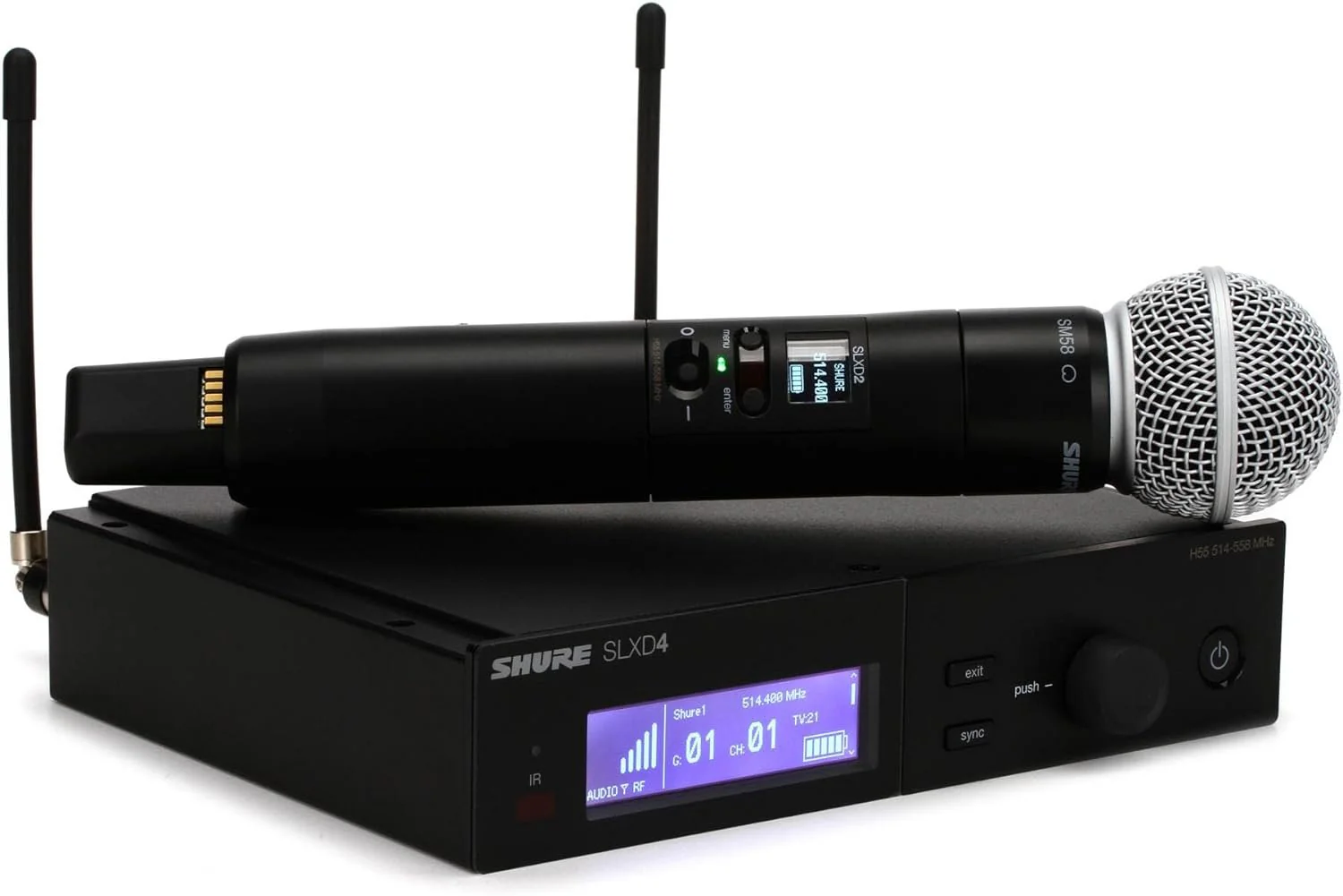 Shure SLXD24 Digital Wireless Handheld Microphone System - Image 2