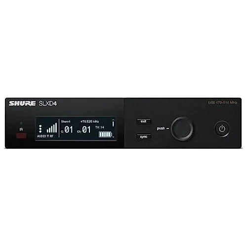 Shure SLXD14 Combo Wireless System with Bodypack and WA305 Instrument Cable for Guitar/Bass - Image 4