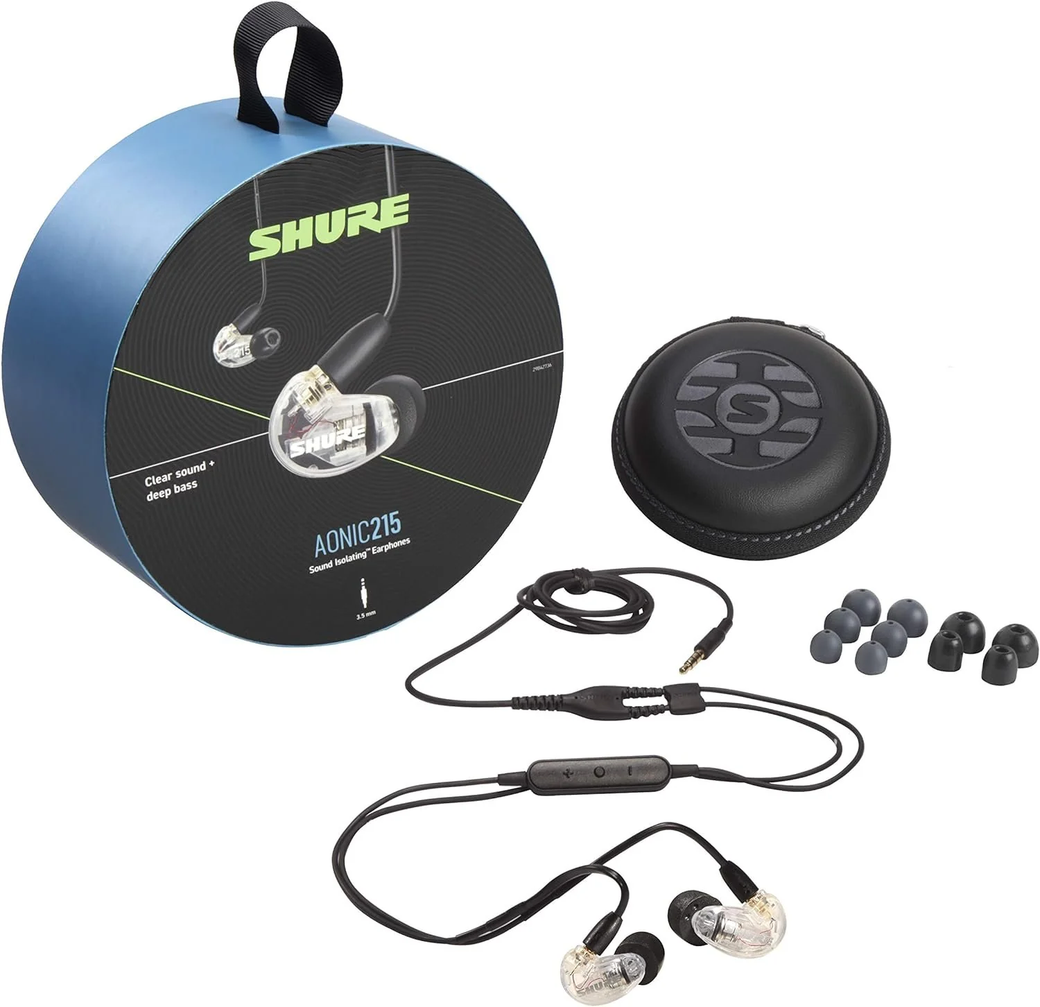 Shure AONIC 215 Wired Earbuds – Sound-Isolating In-Ear, Detachable Cable, Compatible with Apple & Android - Image 6