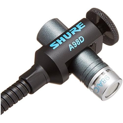 Shure BETA 98AD/C Drum Microphone - Miniature Cardioid Condenser Mic with RPM626 in-Line Preamplifier, A98D Drum Mount for Secure Placement and C98D 15' Cable - Ideal for Snares, Toms and Percussion - Image 3