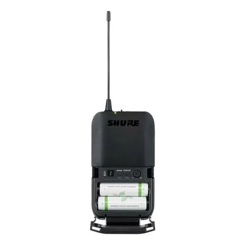 Shure BLX1 Wireless Bodypack Transmitter with On/Off Switch, Adjustable Gain Control, TQG Connector - for use with BLX Wireless Microphone Systems - Image 9