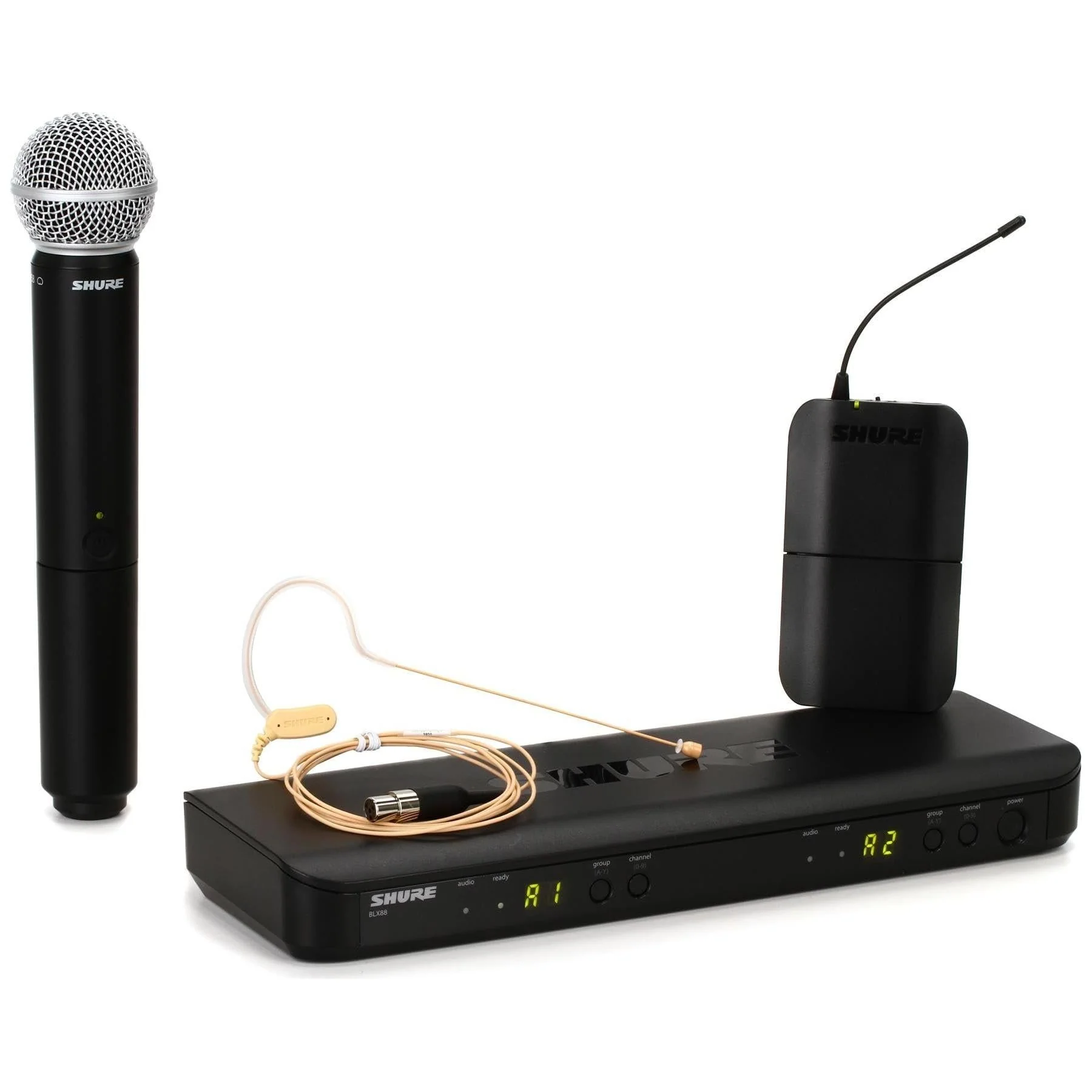 Shure BLX1288/CVL Dual Channel Wireless Microphone System - Image 2