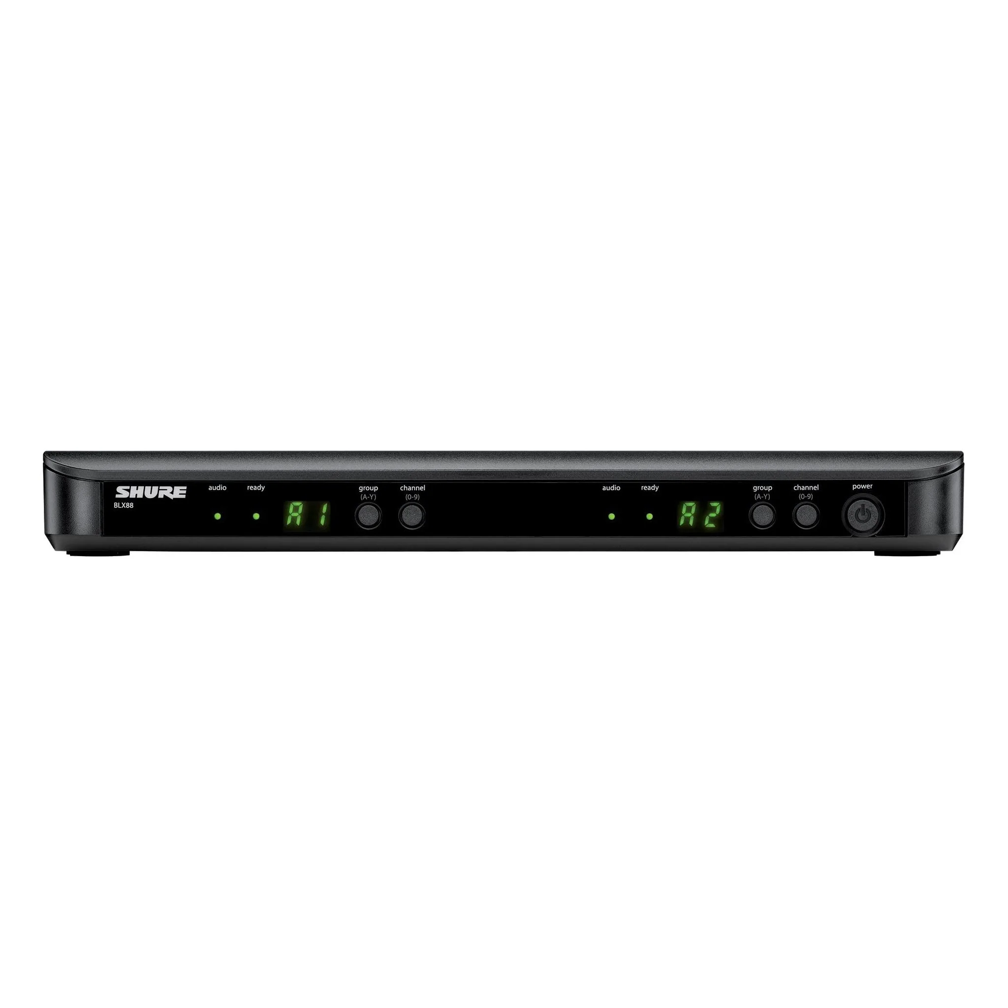 Shure BLX288/PG58 UHF Wireless Microphone System - Perfect for Church, Karaoke, Vocals - 14-Hour Battery Life, 300 ft Range | Includes (2) PG58 Handheld Vocal Mics, Dual Channel Receiver | H10 Band - Image 7