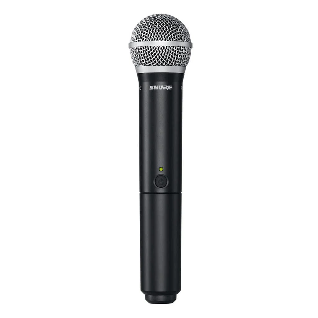 Shure BLX288/PG58 UHF Wireless Microphone System - Perfect for Church, Karaoke, Vocals - 14-Hour Battery Life, 300 ft Range | Includes (2) PG58 Handheld Vocal Mics, Dual Channel Receiver | J11 Band - Image 2