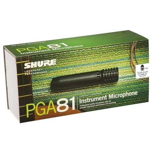 Shure PGA81 Condenser Microphone - with Cardioid Pick-up Pattern, Condenser Instrument Microphone, No Cable (PGA81-LC) - Image 4