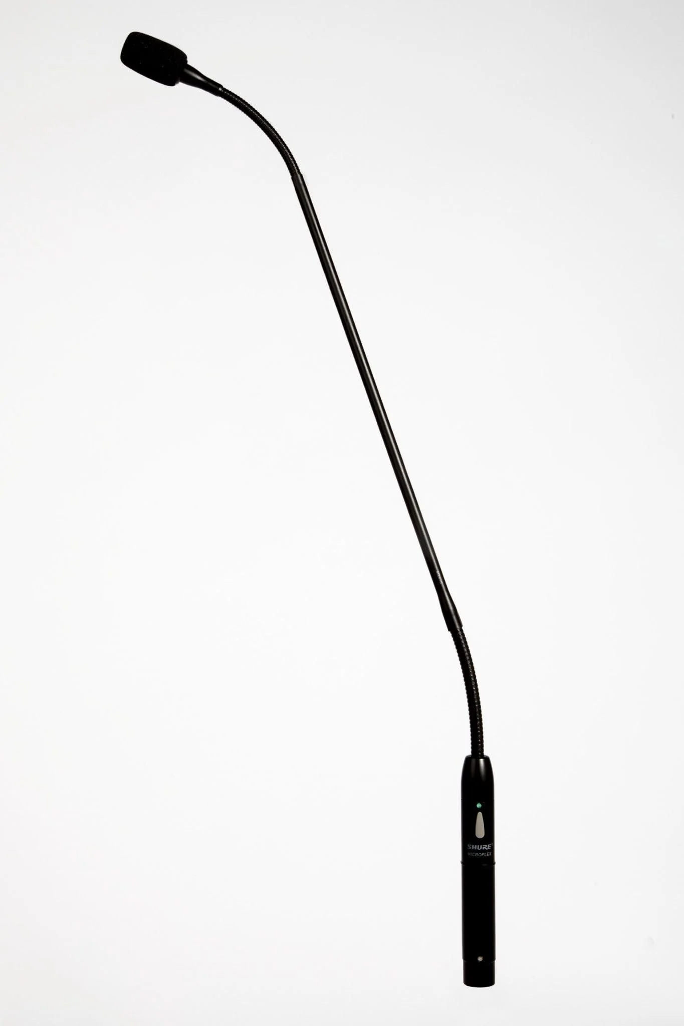 Shure Microflex MX418S/S Supercardioid Condenser Microphone, 18 Gooseneck with Attached XLR Preamp, Shock & Flange Mount, Snap-Fit Foam Windscreen, Mute Switch, LED Indicator - Image 2