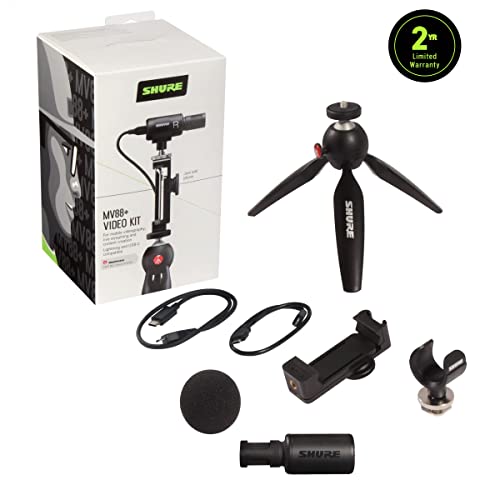 Shure MoveMic 88+ Wireless Microphone - Professional Audio Recorder for Film/Field Recording Interviews, Stereo Mic 4 Polar Patterns | Compatible with iOS/Android via Motiv App (MV88+W-Z7) - Image 2