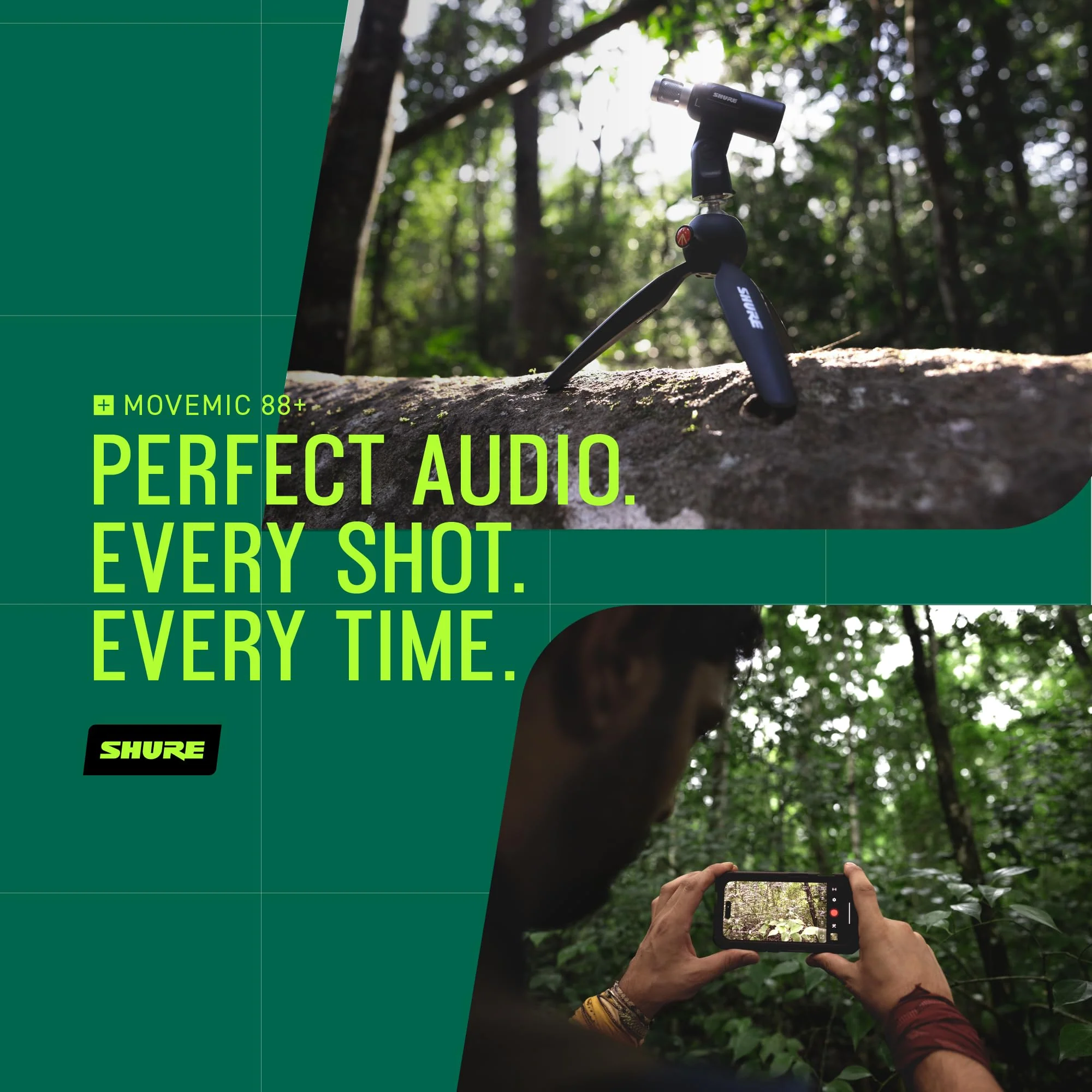 Shure MoveMic 88+ Wireless Microphone - Professional Audio Recorder for Film/Field Recording Interviews, Stereo Mic 4 Polar Patterns | Compatible with iOS/Android via Motiv App (MV88+W-Z7) - Image 33