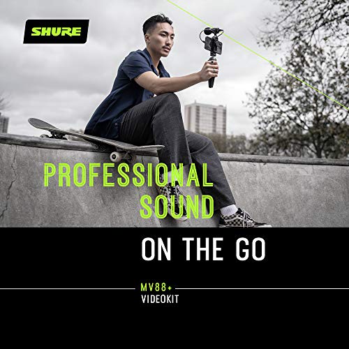 Shure MoveMic 88+ Wireless Microphone - Professional Audio Recorder for Film/Field Recording Interviews, Stereo Mic 4 Polar Patterns | Compatible with iOS/Android via Motiv App (MV88+W-Z7) - Image 5