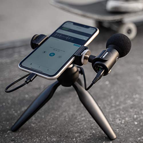 Shure MoveMic 88+ Wireless Microphone - Professional Audio Recorder for Film/Field Recording Interviews, Stereo Mic 4 Polar Patterns | Compatible with iOS/Android via Motiv App (MV88+W-Z7) - Image 7