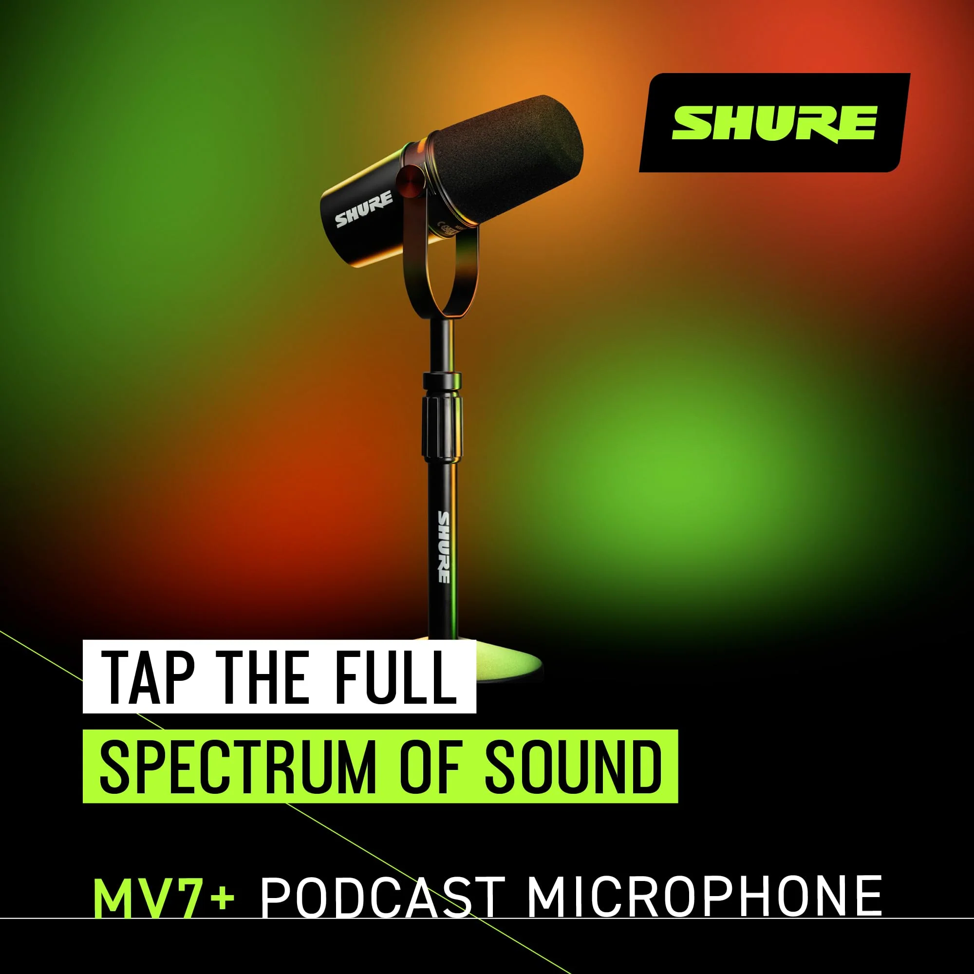 Shure MV7+ Podcast Microphone with Stand. Enhanced Audio - Image 12